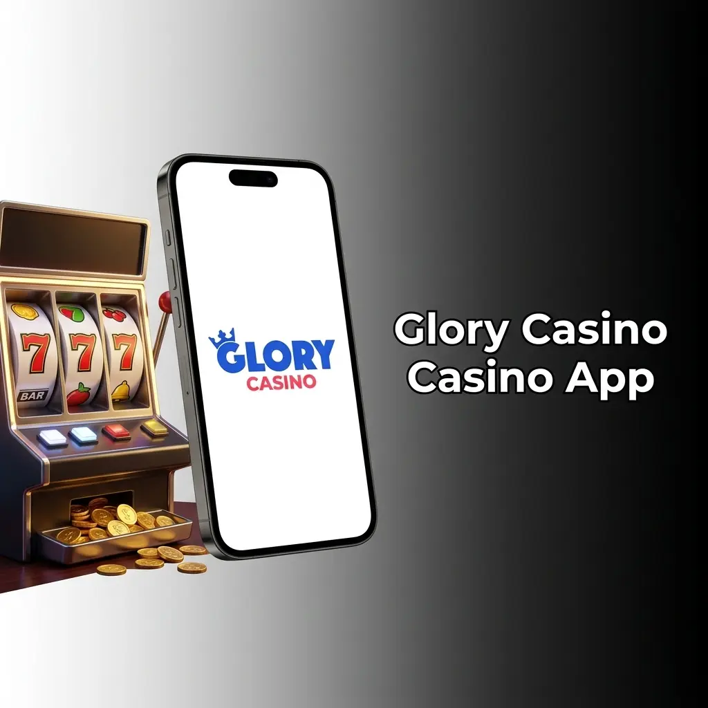 Glory Casino app featuring 6000+ games including slots, live casino, crash games, table games, and virtual sports
