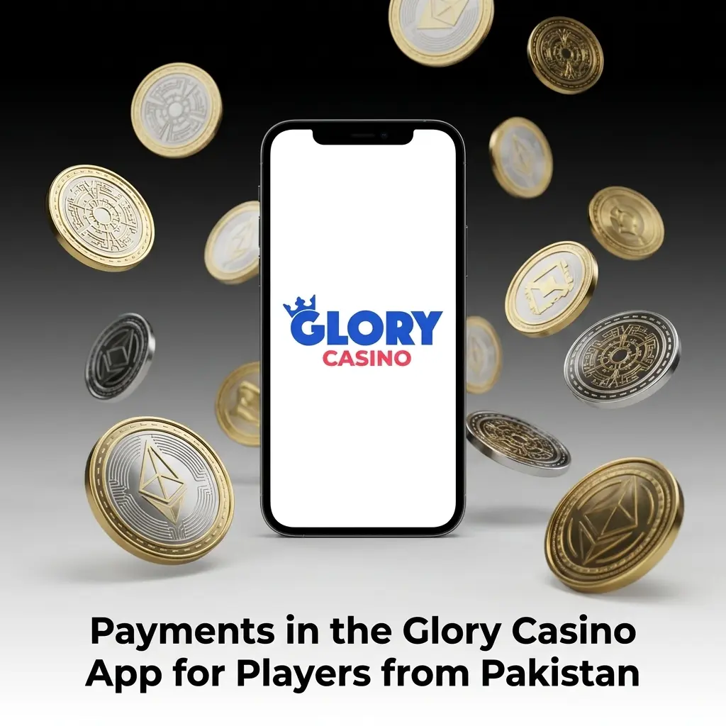 Glory Casino app payment methods for Pakistan including JazzCash, Easypaisa, crypto, and bank transfers